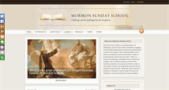 Desktop Screenshot of mormonsundayschool.org