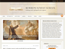 Tablet Screenshot of mormonsundayschool.org